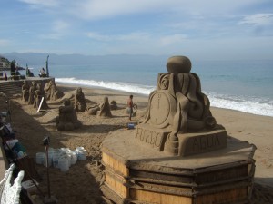 Puerto Vallarta Sand Sculptures