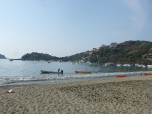 The beach in Zihuatanejo