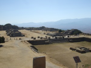 The ruins at Monte Alban