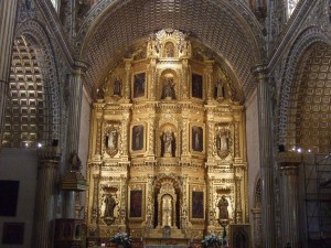 The altar at the "big" church