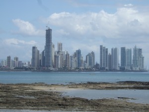 A portion of Panama City's impressive skyline